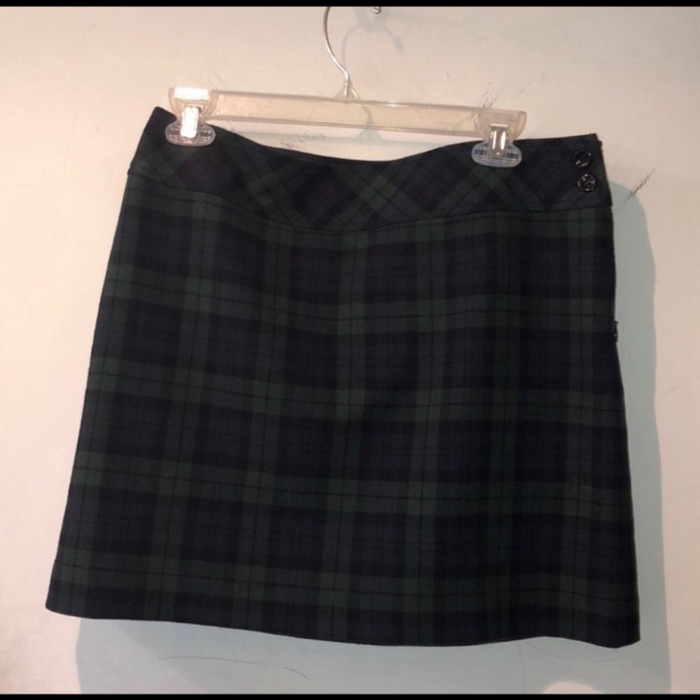 Jcrew plaid skirt